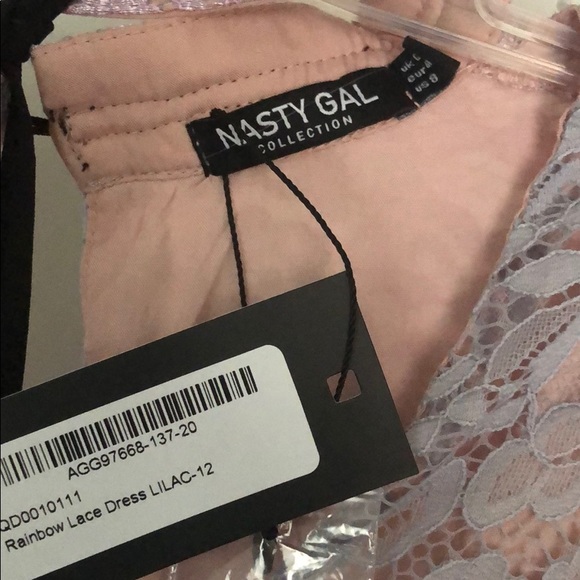 Nasty Gal Rainbow Lace Tunic Dress - Picture 3 of 5